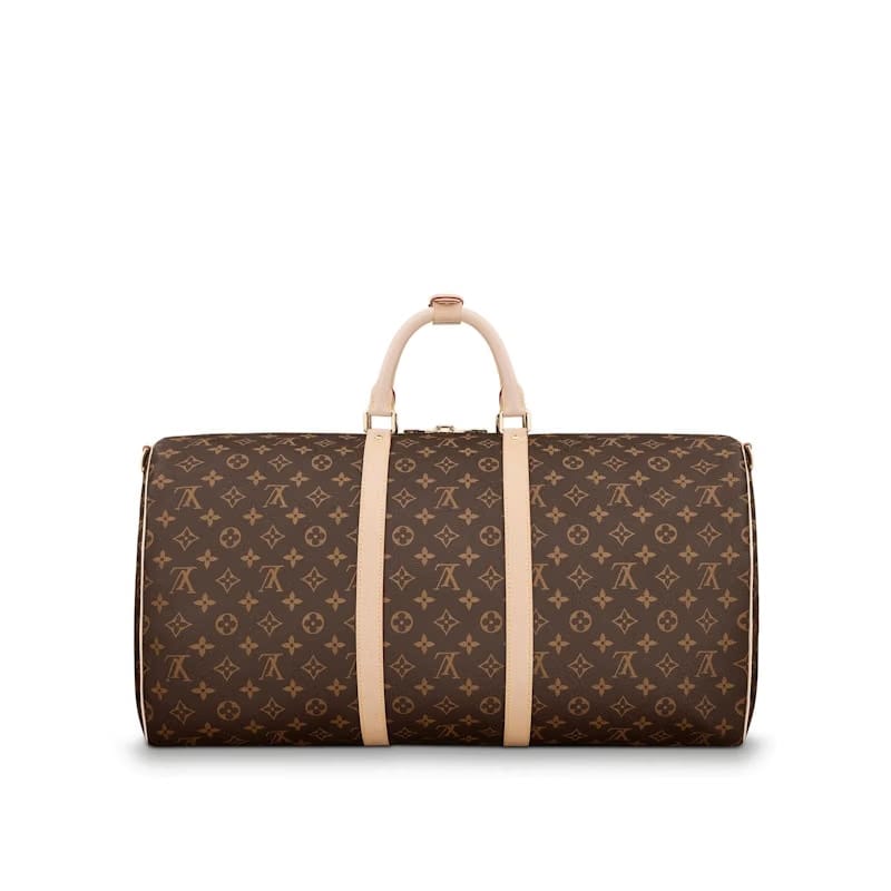 Louis Vuitton Keepall Bandouliere Monogram 55 Brown