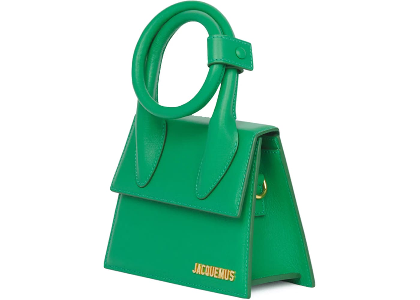 Jacquemus Le Chiquito Noeud Coiled Handbag Green