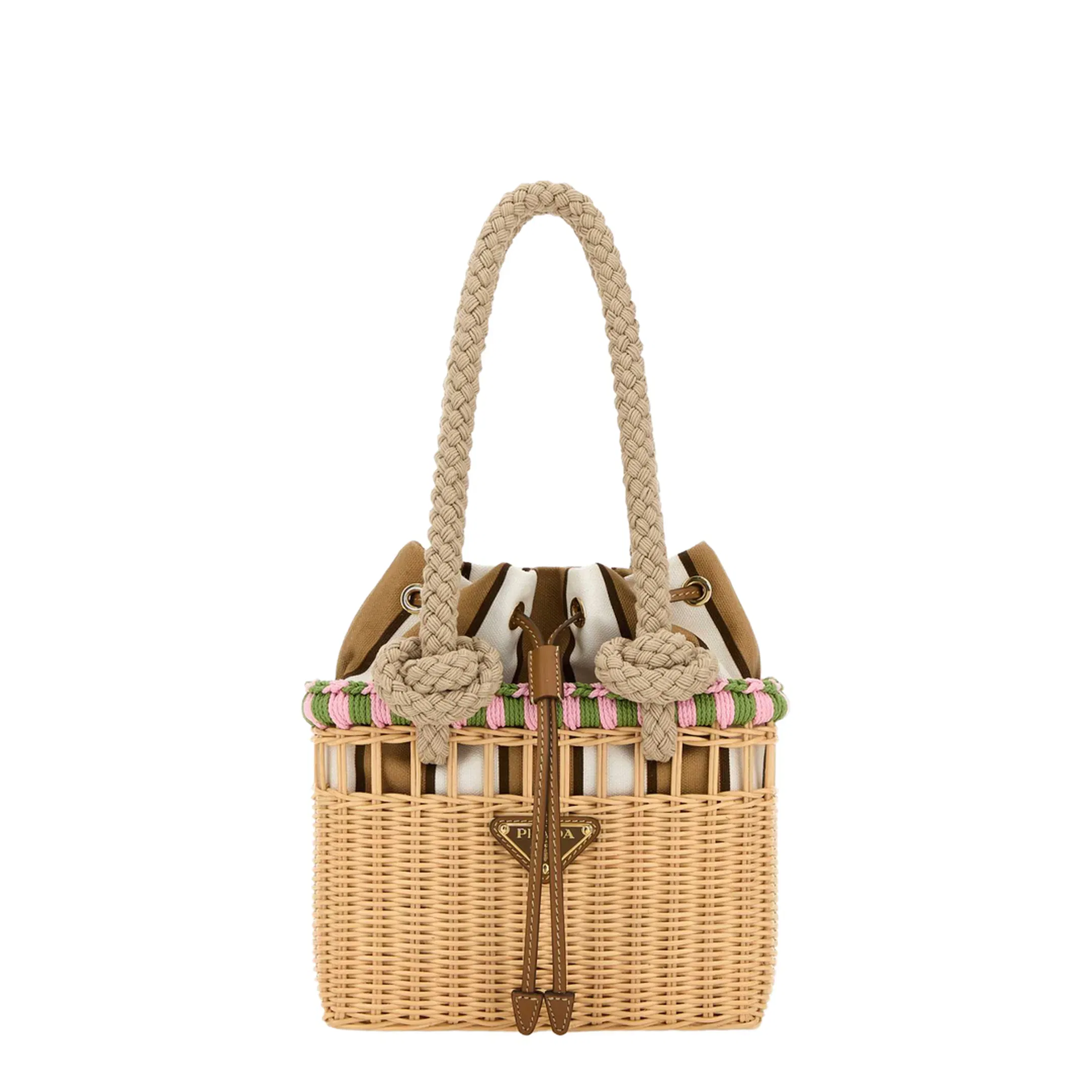 Wicker Mini Shopping Bag