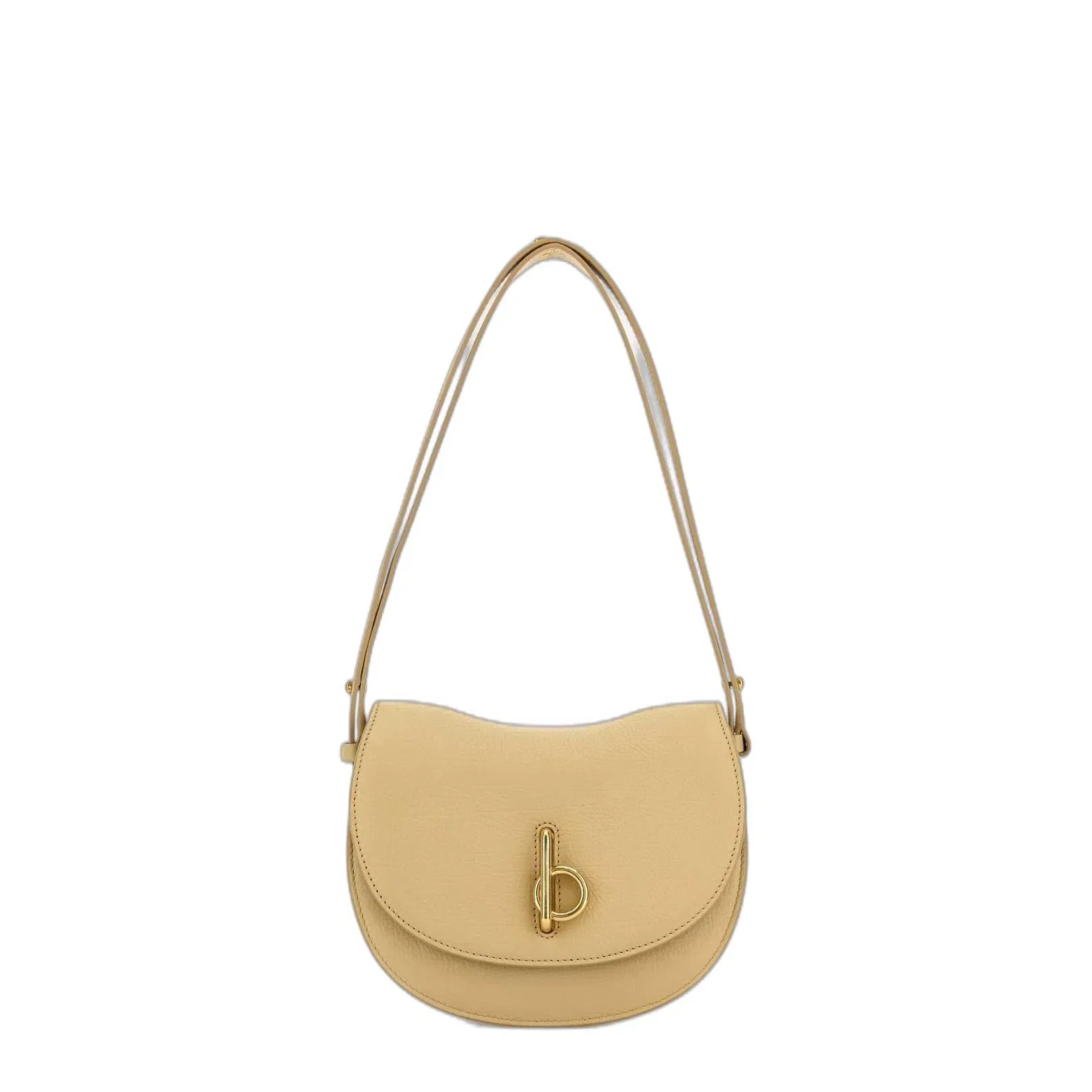 Sand Leather Small Rocking Horse Shoulder Bag