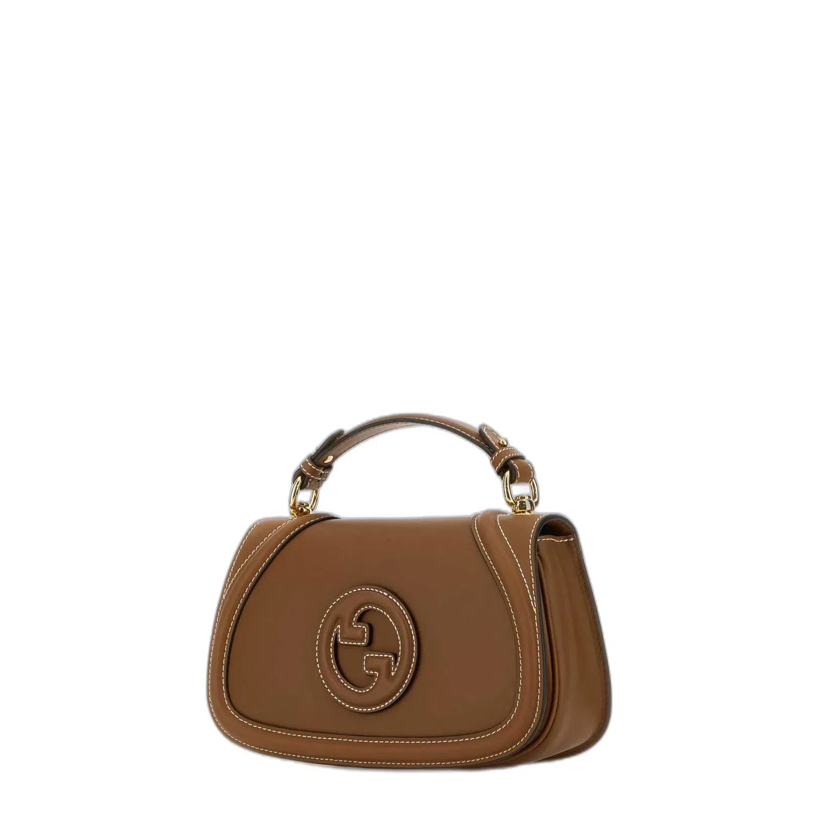 Gucci Gucci Blondie Small Handbag In Smooth Leather - Blue