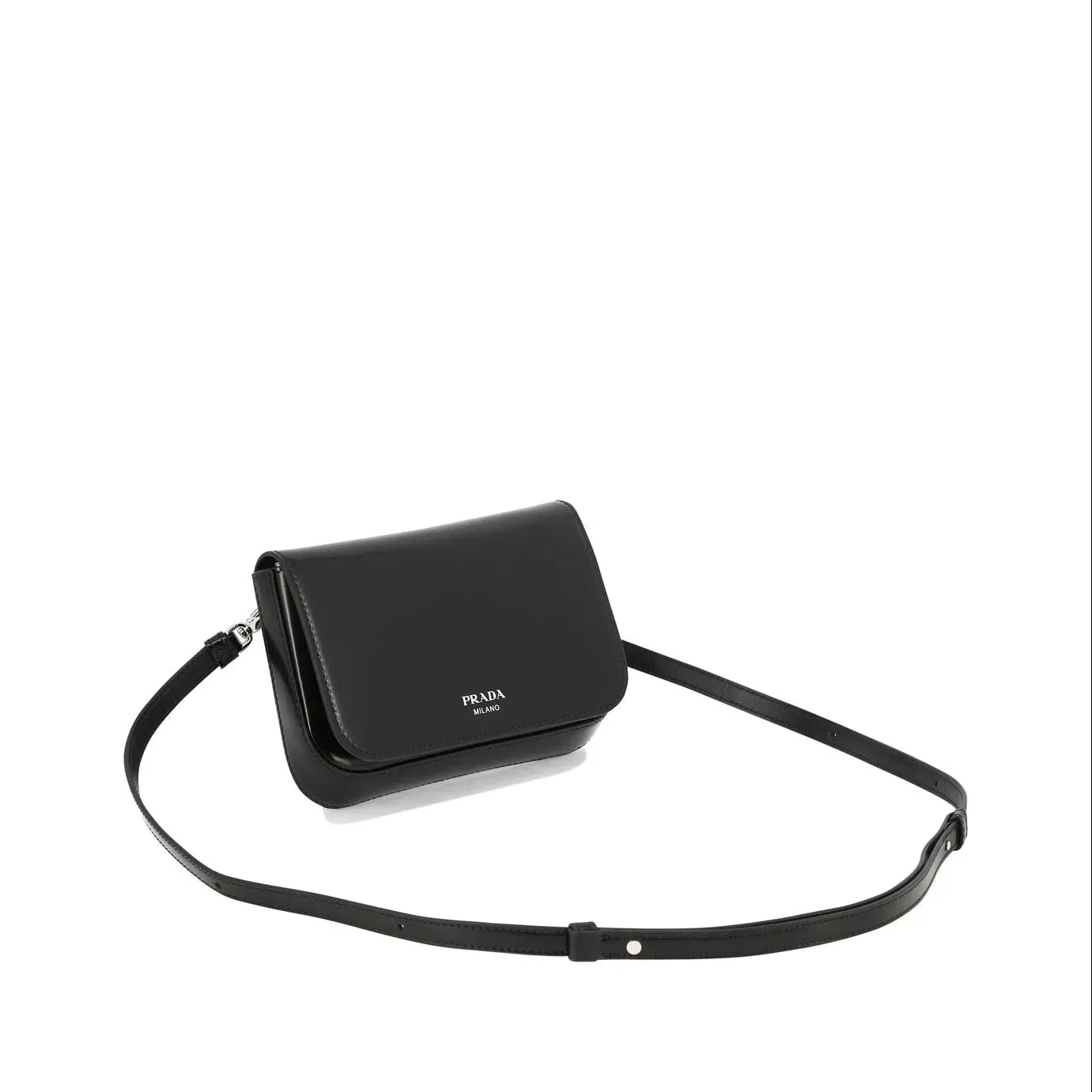 Logo Printed Small Clutch Bag