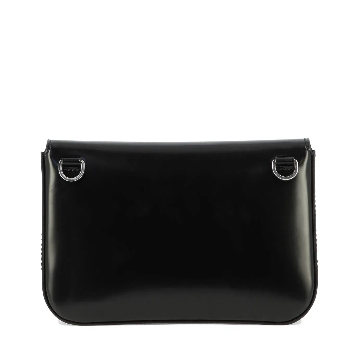 Logo Printed Small Clutch Bag