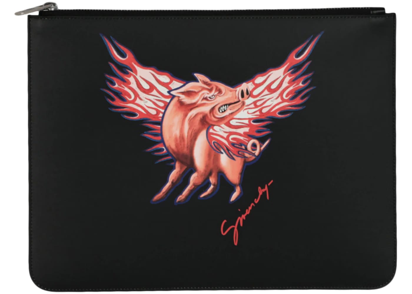 Givenchy Zodiac Pig Graphic Pouch Multi