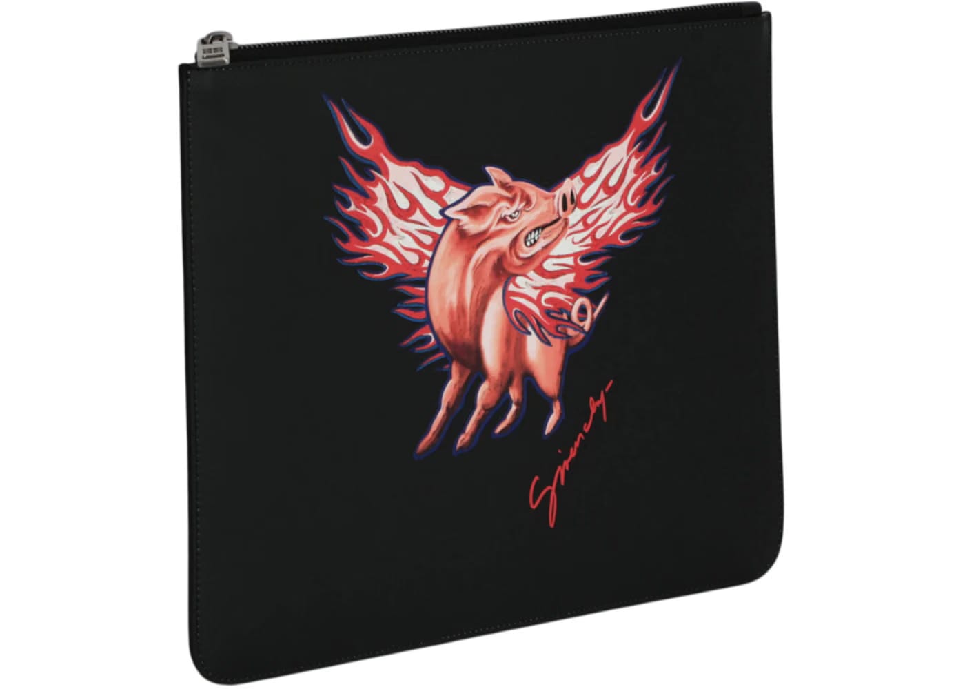 Givenchy Zodiac Pig Graphic Pouch Multi