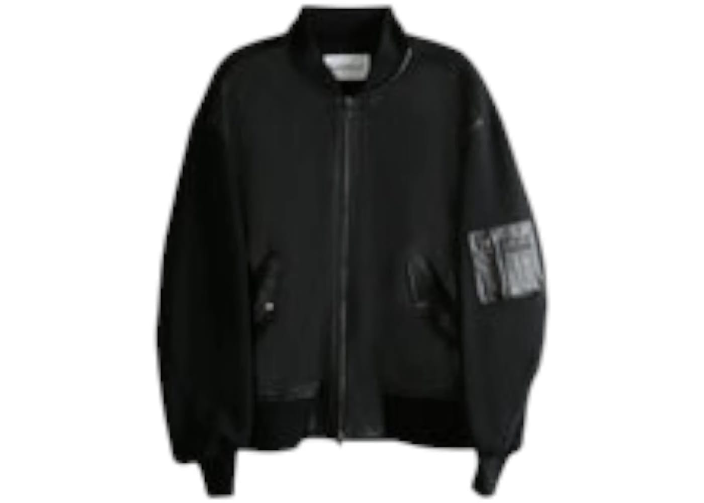 Givenchy Couture Seam Bomber Jacket Black