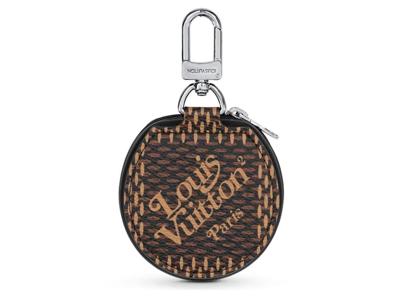 Louis Vuitton x Nigo Earphone Case Damier Ebene Giant Brown