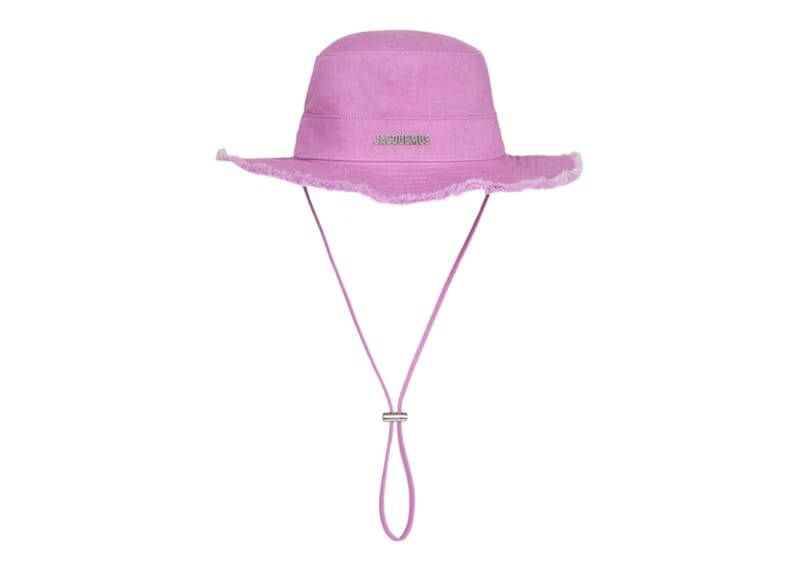 Jacquemus Le Bob Artichaut Large Brim Bucket Hat Lilac