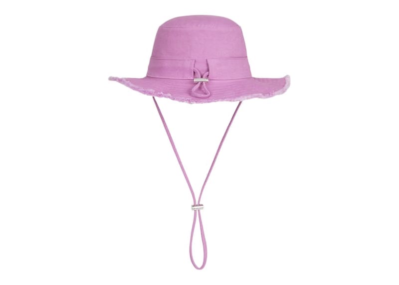 Jacquemus Le Bob Artichaut Large Brim Bucket Hat Lilac
