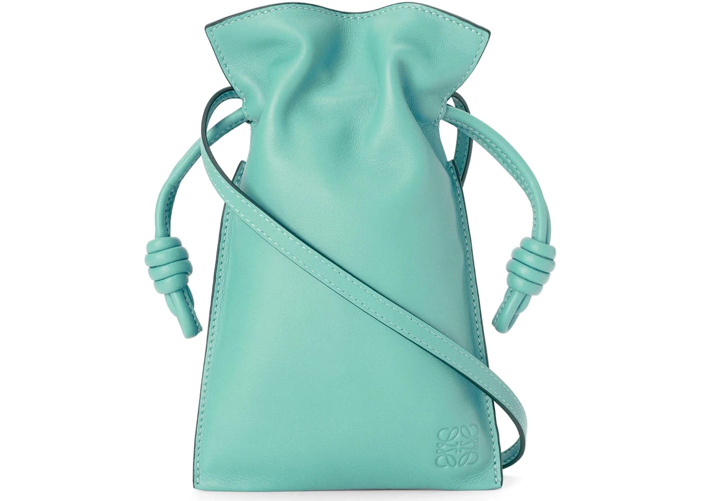 LOEWE Flamenco Pocket in Nappa Calfskin Fresh Mint