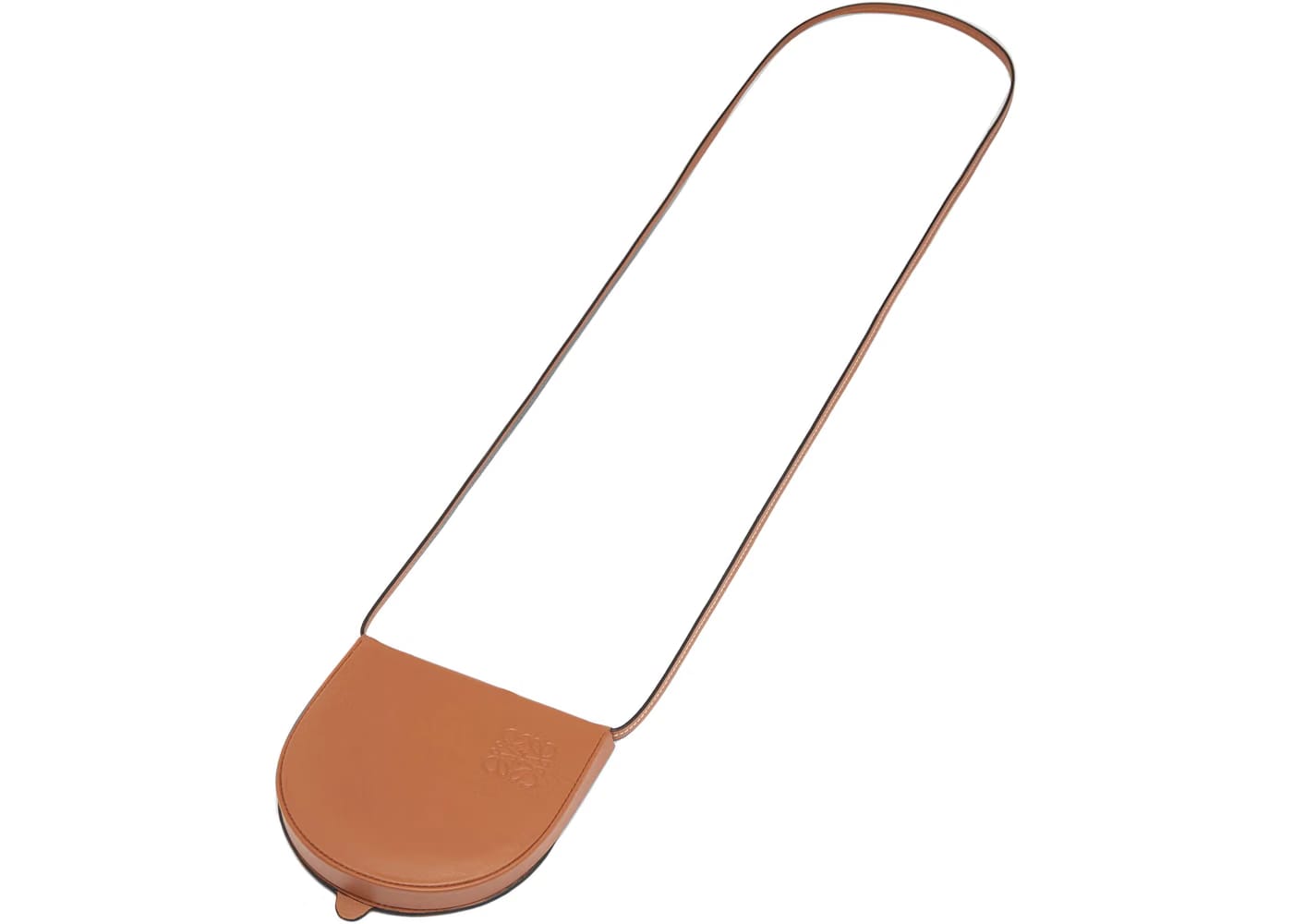 LOEWE Small Heel Pouch Shopper Bag Tan