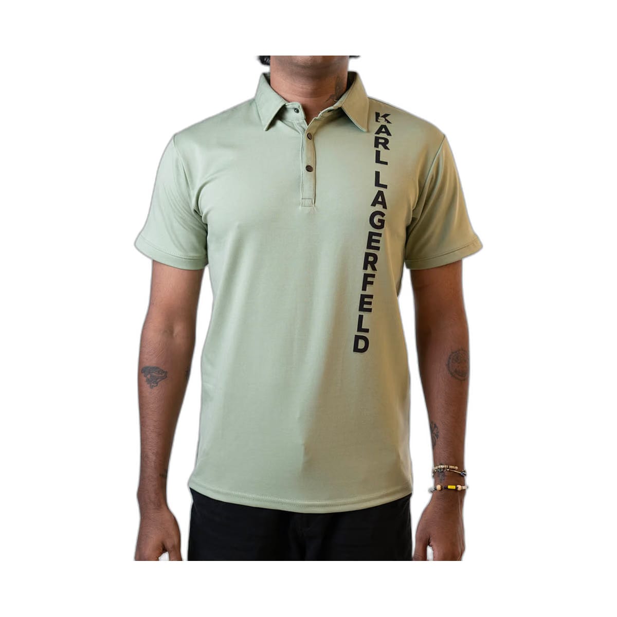 Karl Legerfeld Polo T-Shirt - Green (M)