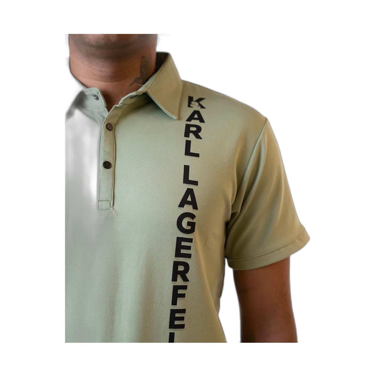 Karl Legerfeld Polo T-Shirt - Green (M)