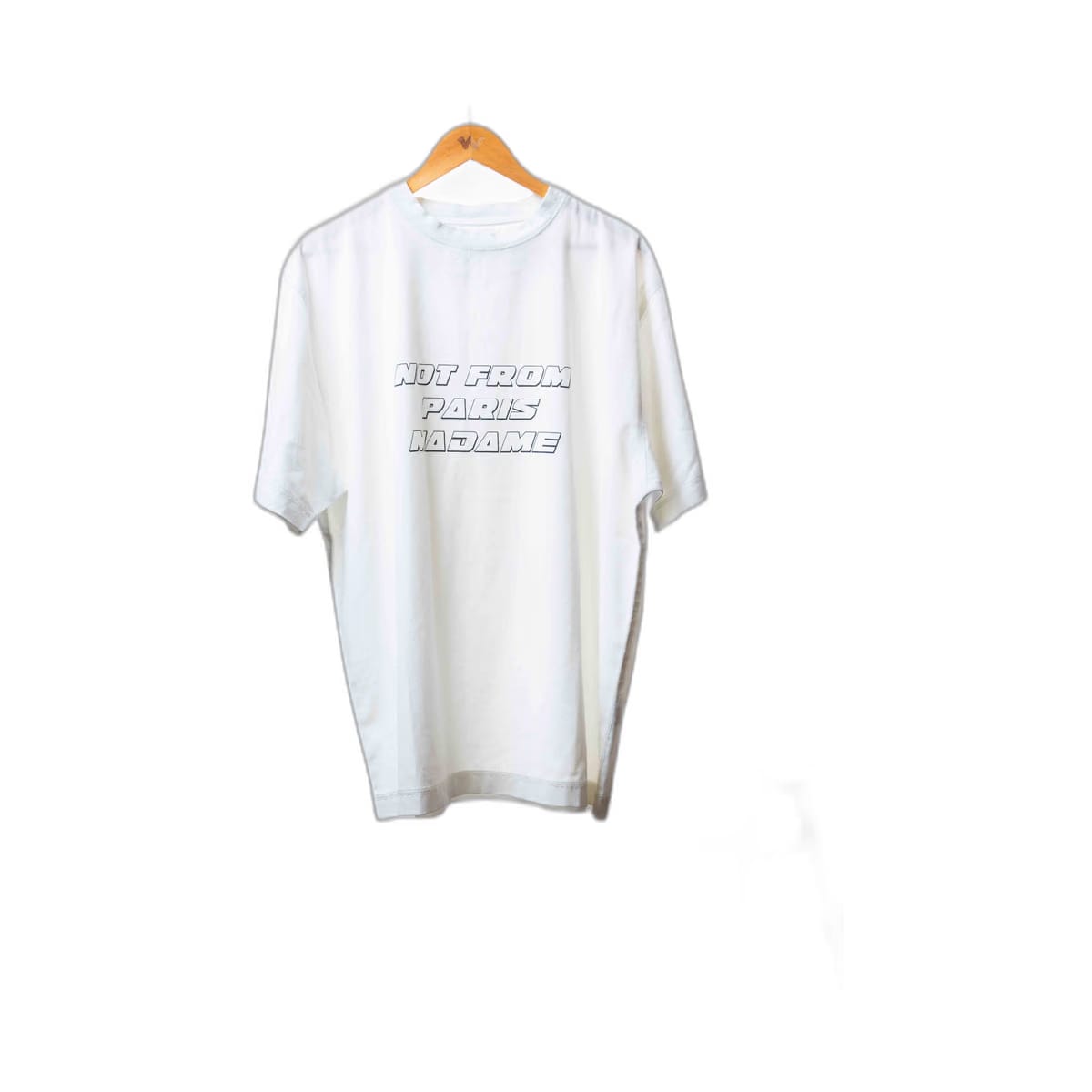 Drole De Monsieur Not From Paris Block Logo T-Shirt (L)