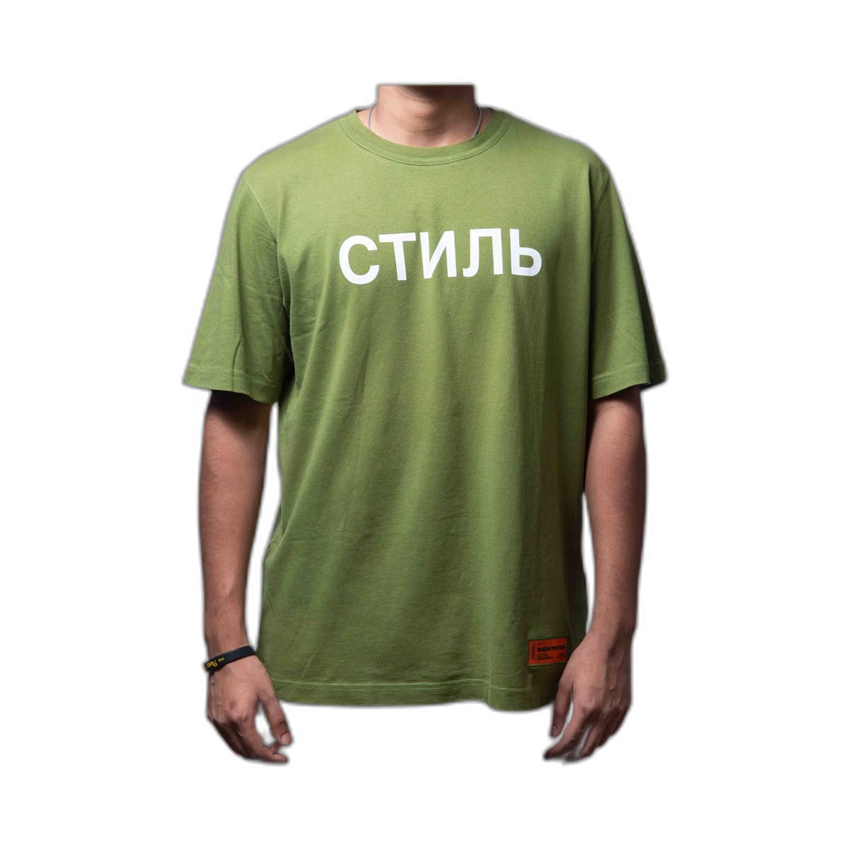 Heron Preston CTNMB Logo T-Shirt - Green (M)