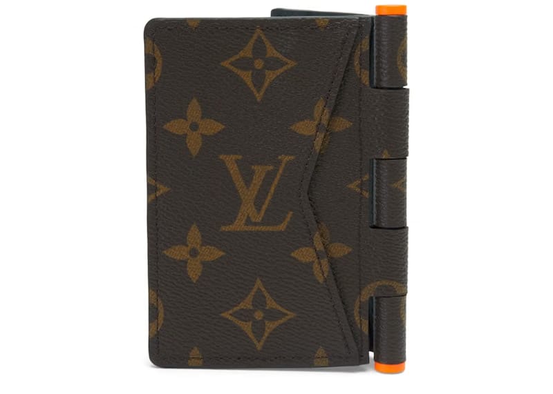 Louis Vuitton Pocket Organizer Monogram Solar Ray Orange Brown