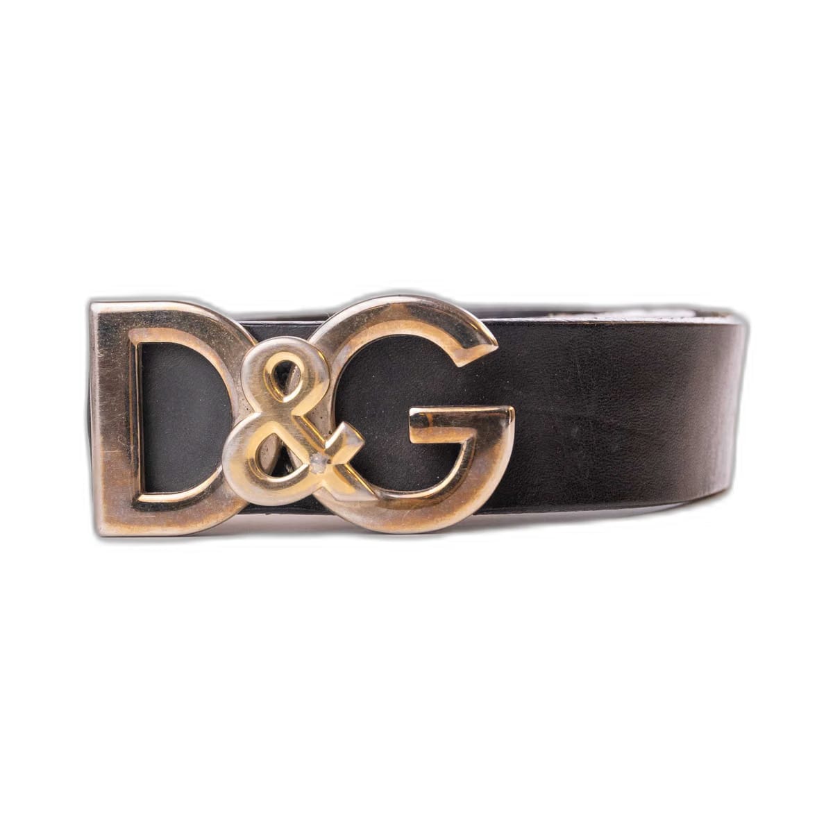 Dolce & Gabbana Black Leather Belt (One Size)