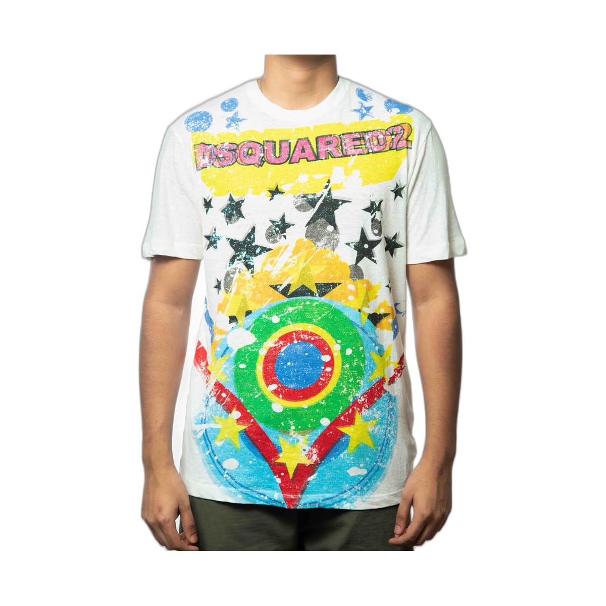 Dsquared2 Splatter Star Print T-Shirt (XL)