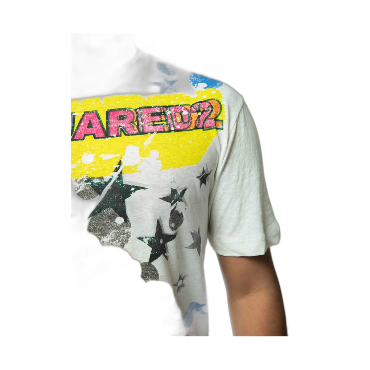 Dsquared2 Splatter Star Print T-Shirt (XL)