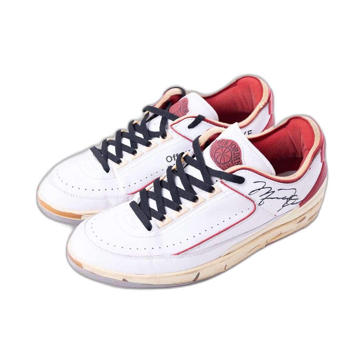 Nike Air Jordan 2 Retro Low SP Off-White White Red (UK 11)