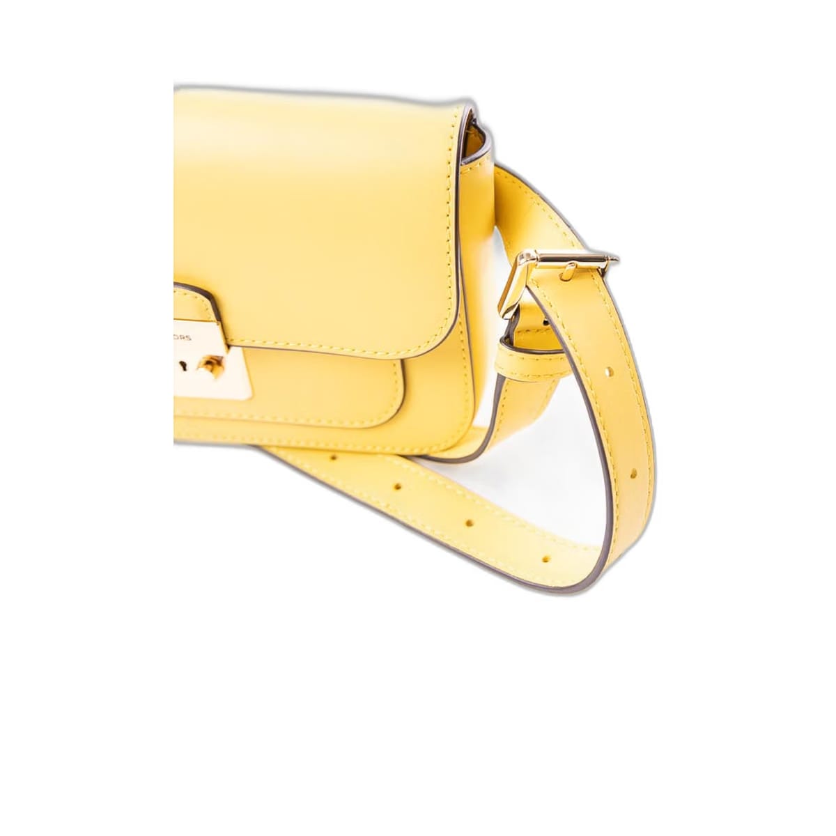 Michael Kors Sloan Editor Small Flap Belt Bag Sling Shoulder Daffodil Leather - yellow (One Size)