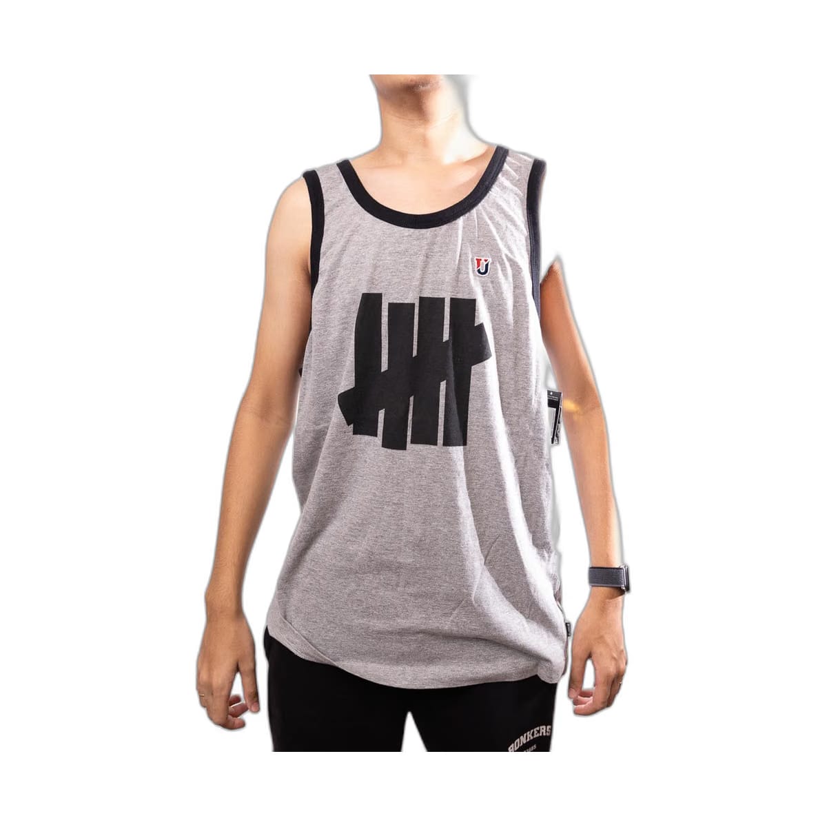 Undefeated Grey Five Strike Tank Top DSWT (L)