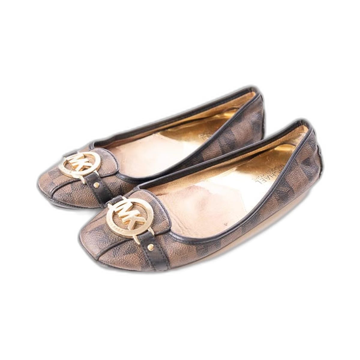 Michael Kors Fulton Moccasin MK Logo Flats (UK 7.5)