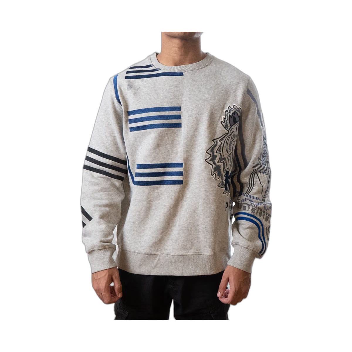 Kenzo Paris Crewneck Tiger Logo Sweatshirt (L)