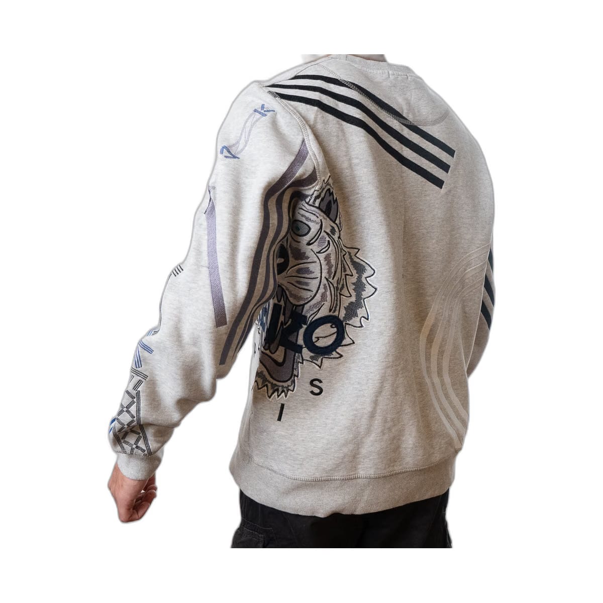 Kenzo Paris Crewneck Tiger Logo Sweatshirt (L)