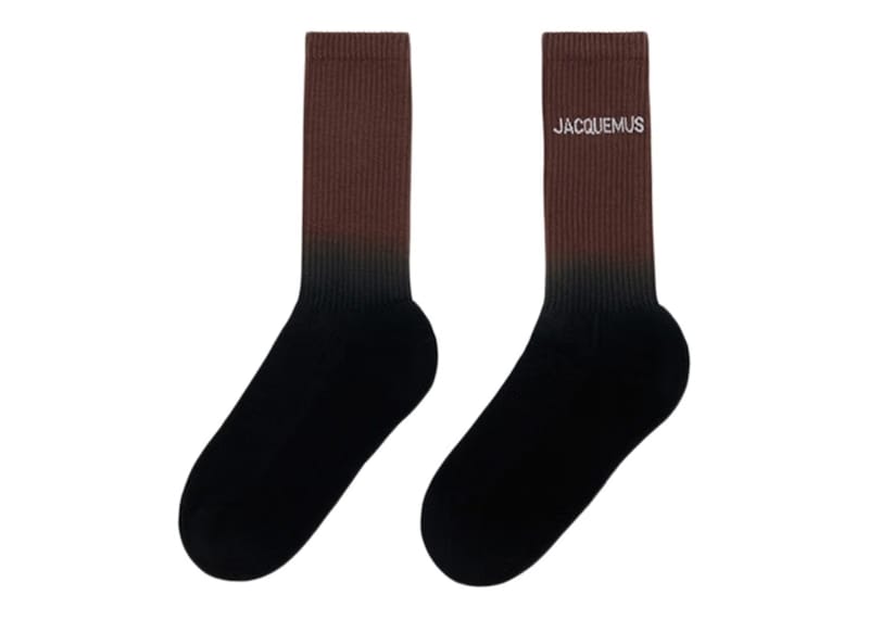 Jacquemus Les Chaussettes Moisson Gradient Socks Brown/Black