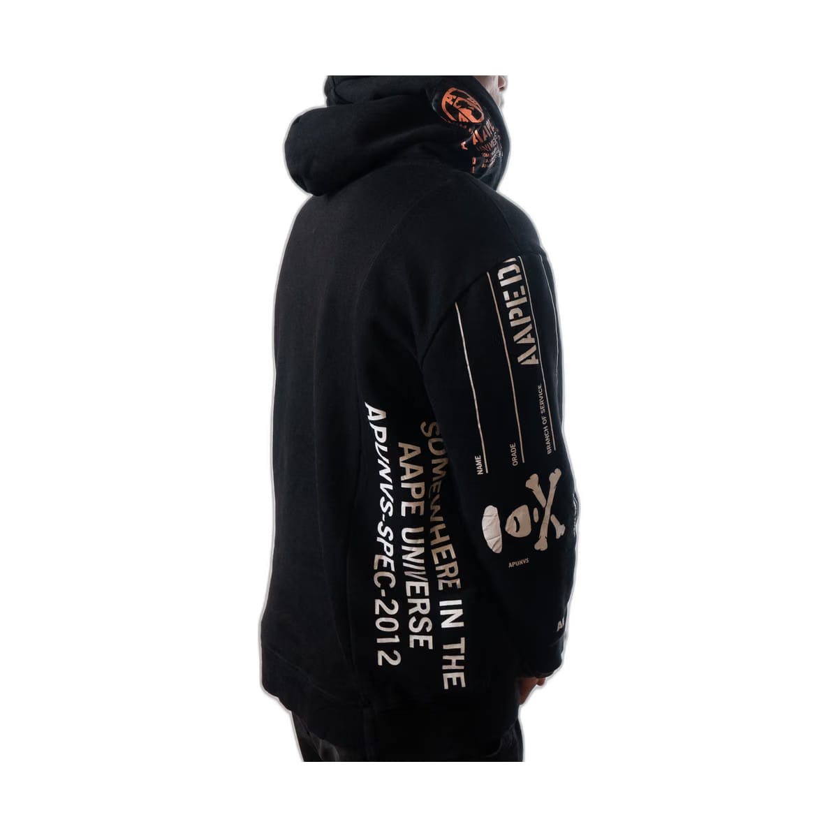 Aape By A Bathing Ape Universe Graphic Print Hoodie (L)