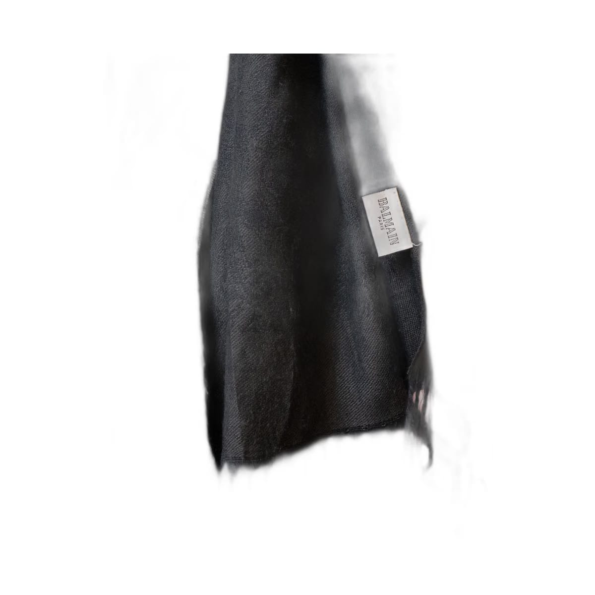 Balmain Grey and Black Scarf (One Size)