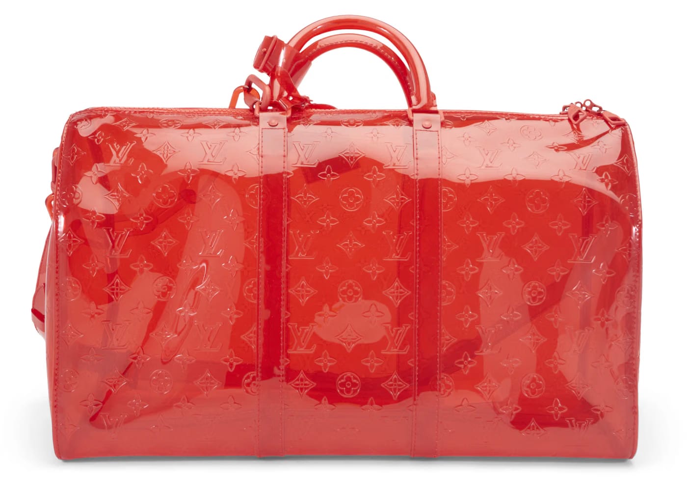 Louis Vuitton Keepall Bandouliere Monogram 50 Red