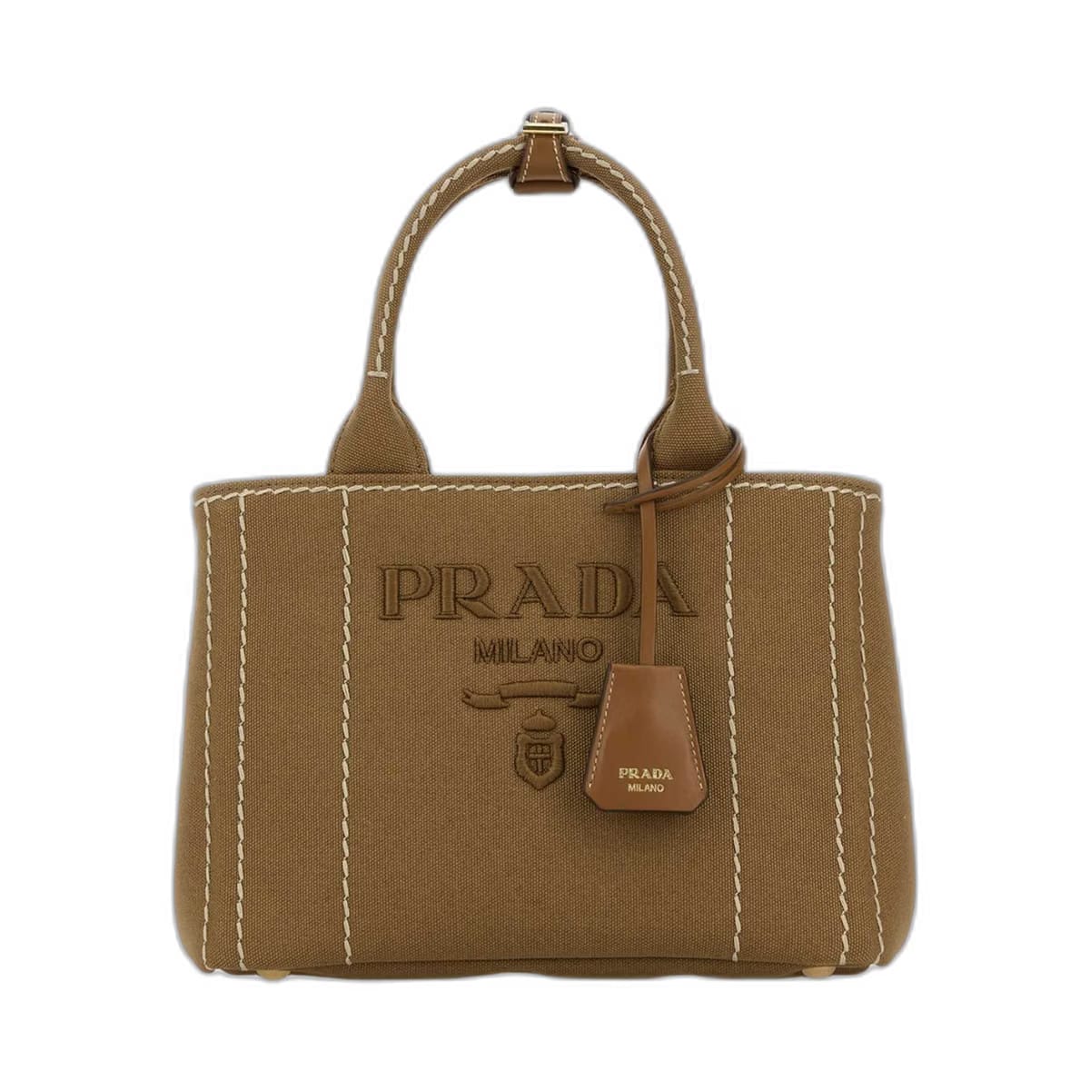 Camel Canvas Handbag