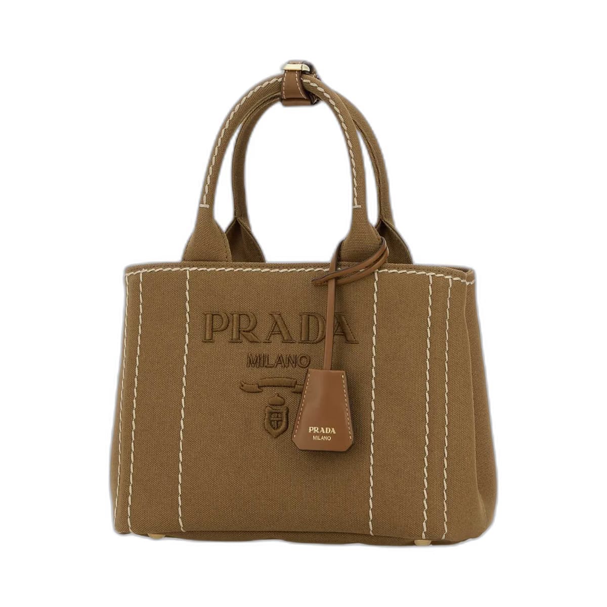 Camel Canvas Handbag