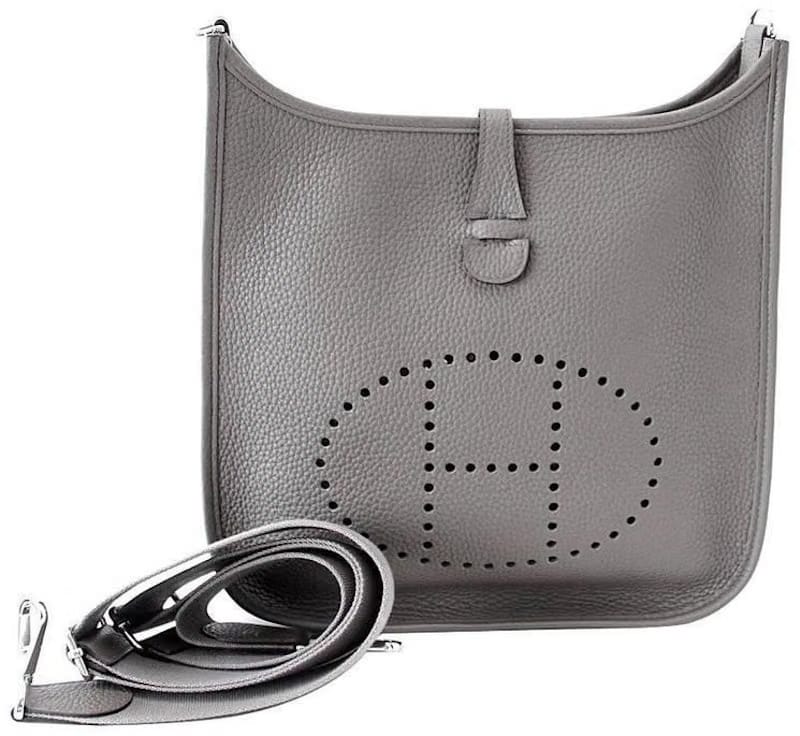 Hermes Evelyne III Taurillon Clemence PM Etain