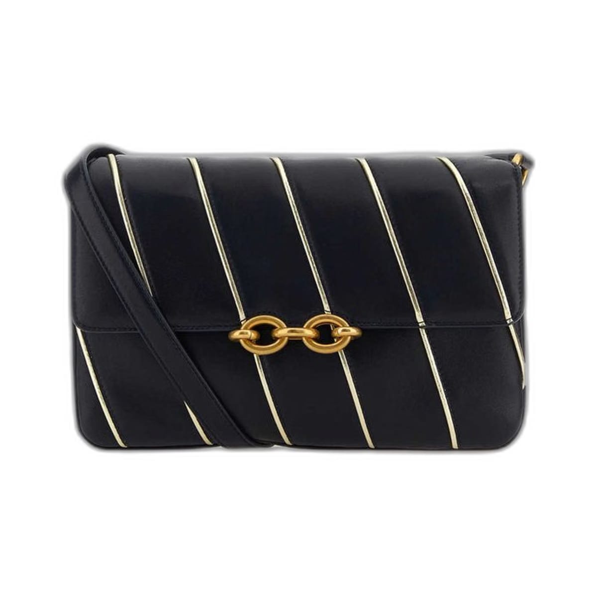 Le Maillon Satchel Bag In Navy Deep Marine