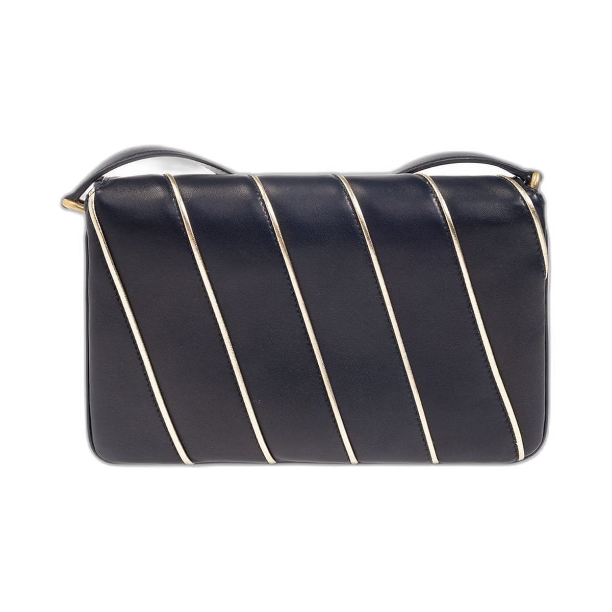 Le Maillon Satchel Bag In Navy Deep Marine