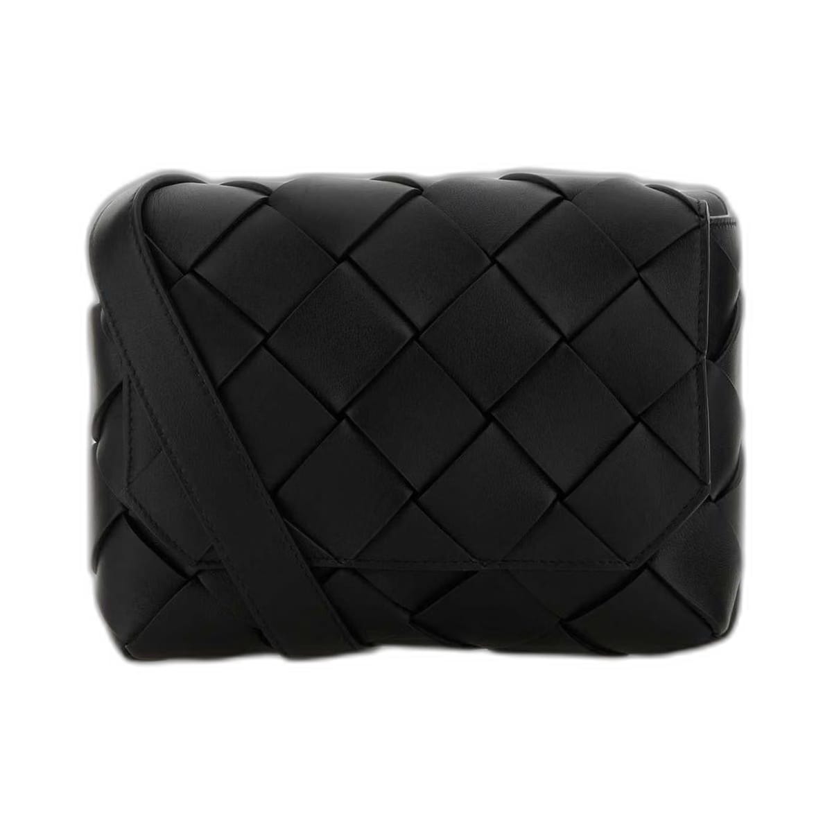 Bottega Veneta Diago Crossbody Bag In Intreccio Sleek Leather