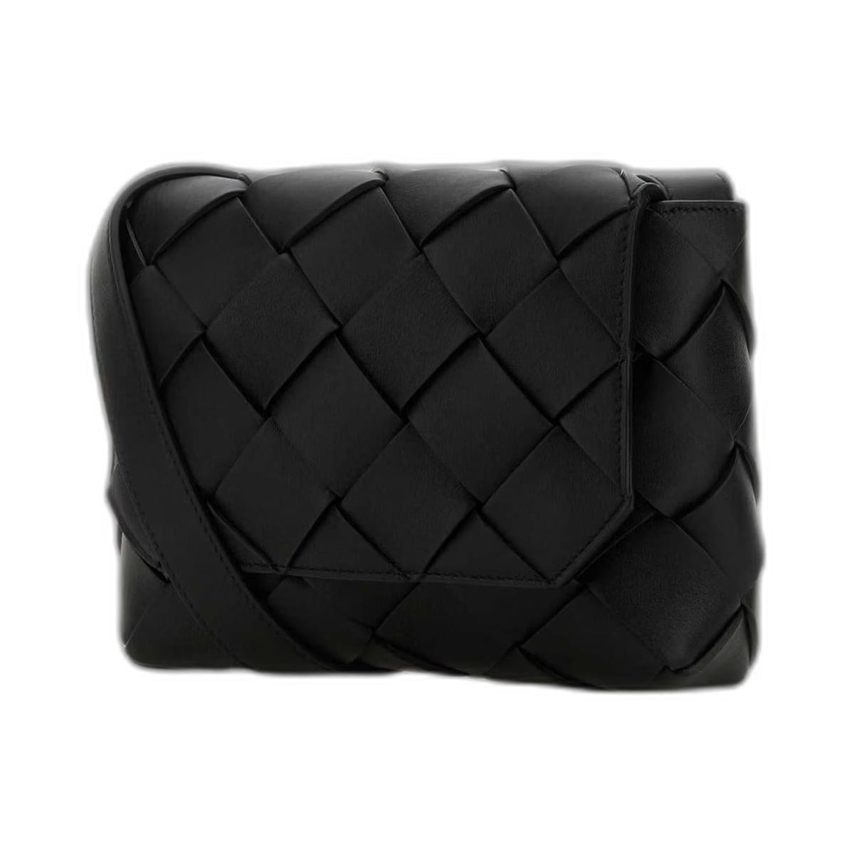 Bottega Veneta Diago Crossbody Bag In Intreccio Sleek Leather