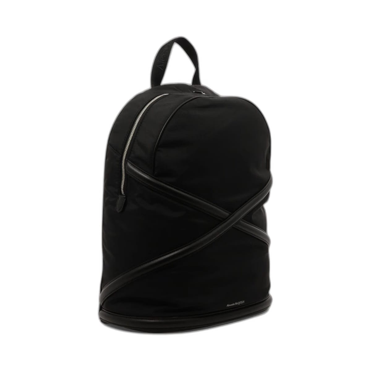 Black Nylon Harness Backpack
