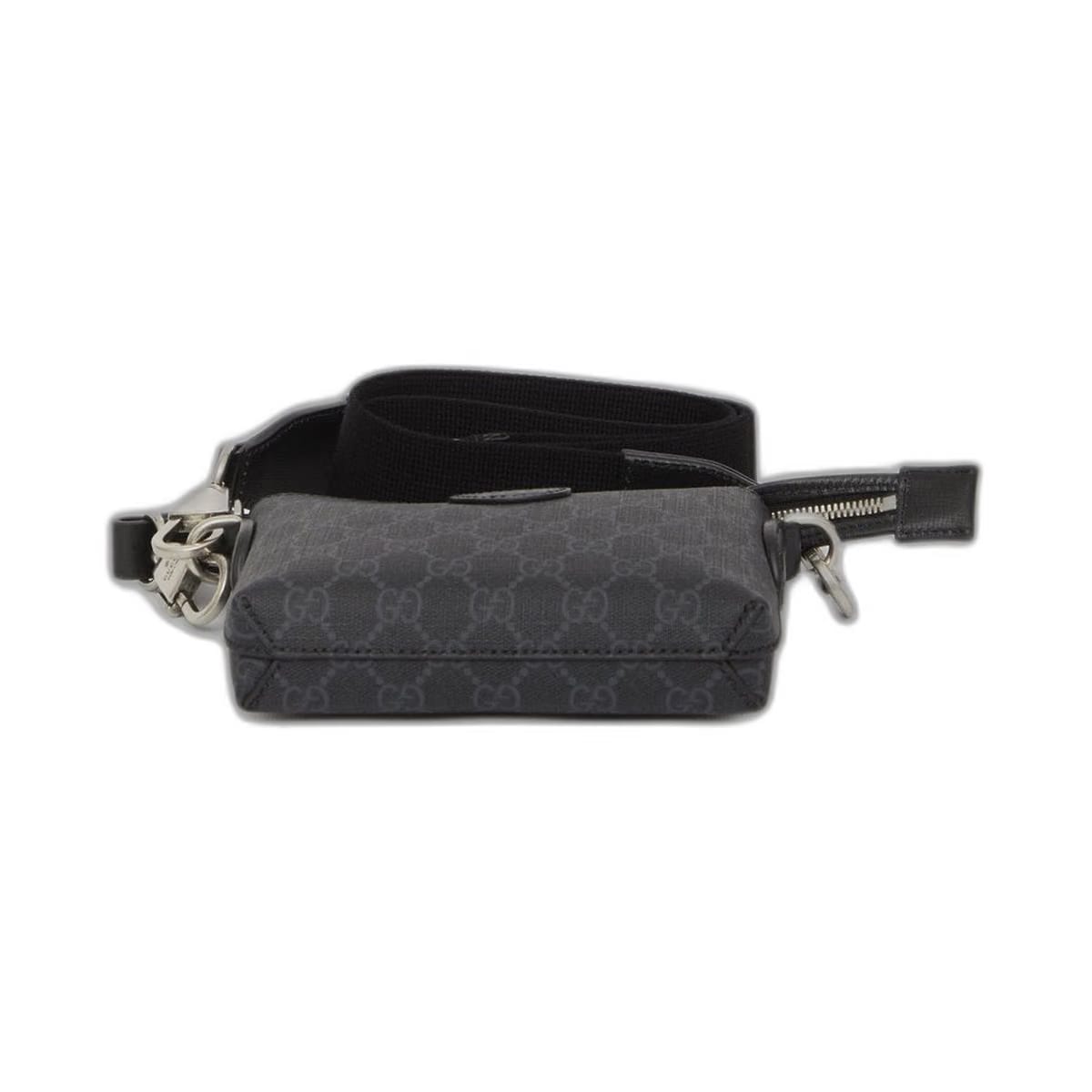 Gg Rétro Leather-Trimmed Coated-Canvas Messenger Bag