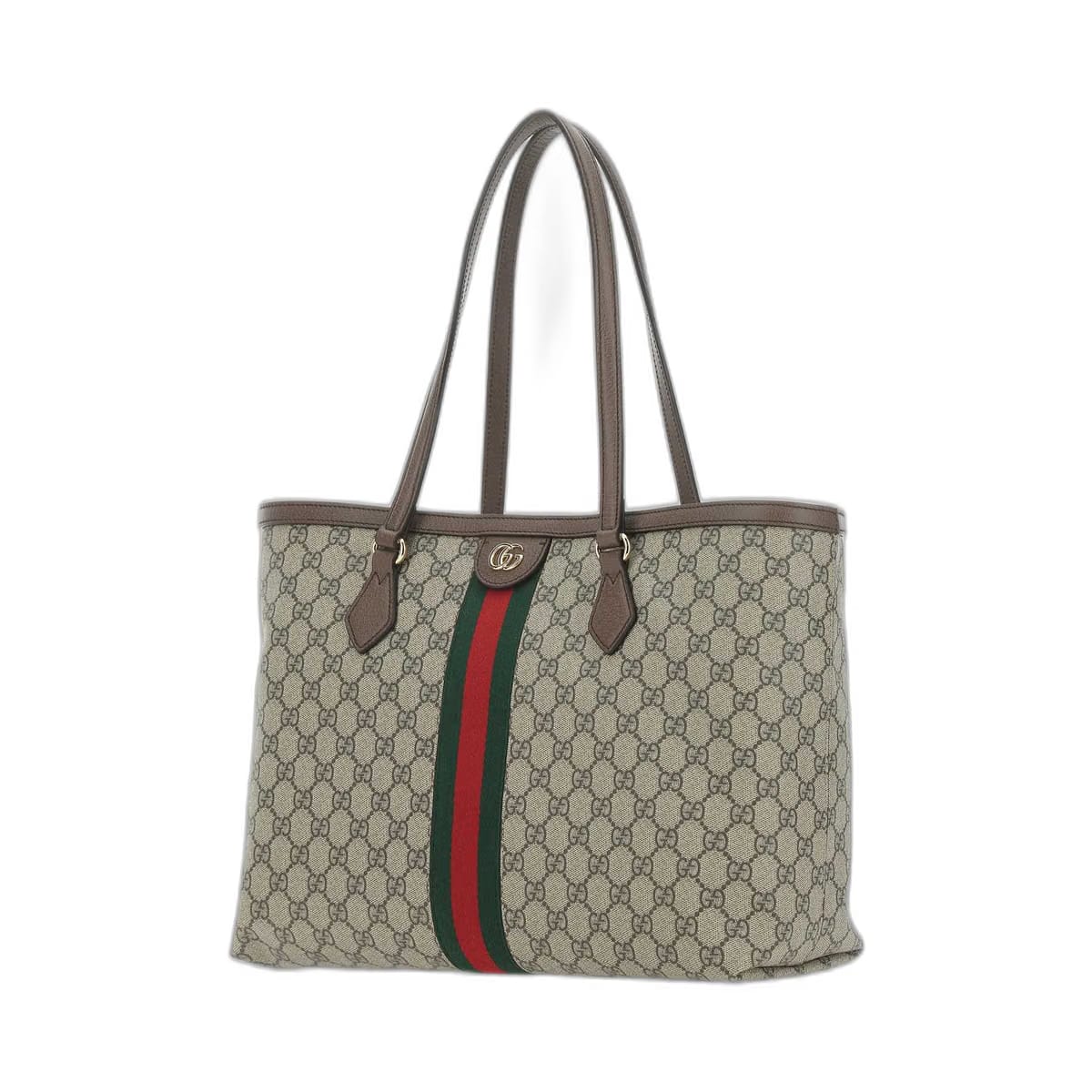 Ophidia Gg Middle-Sized Tote Bag Brown