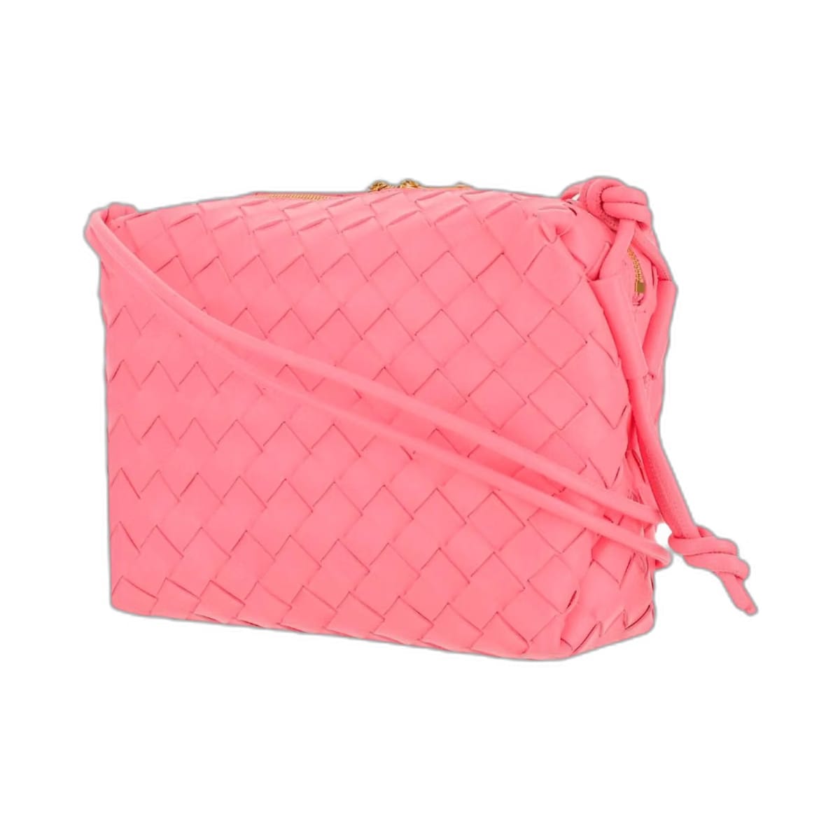 Small Loop Bag In Pink Aloe Muse Brass