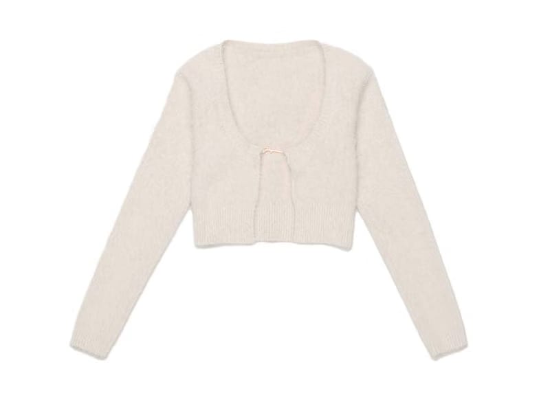 Jacquemus La Maille Neve Manches Longues Top Off-White