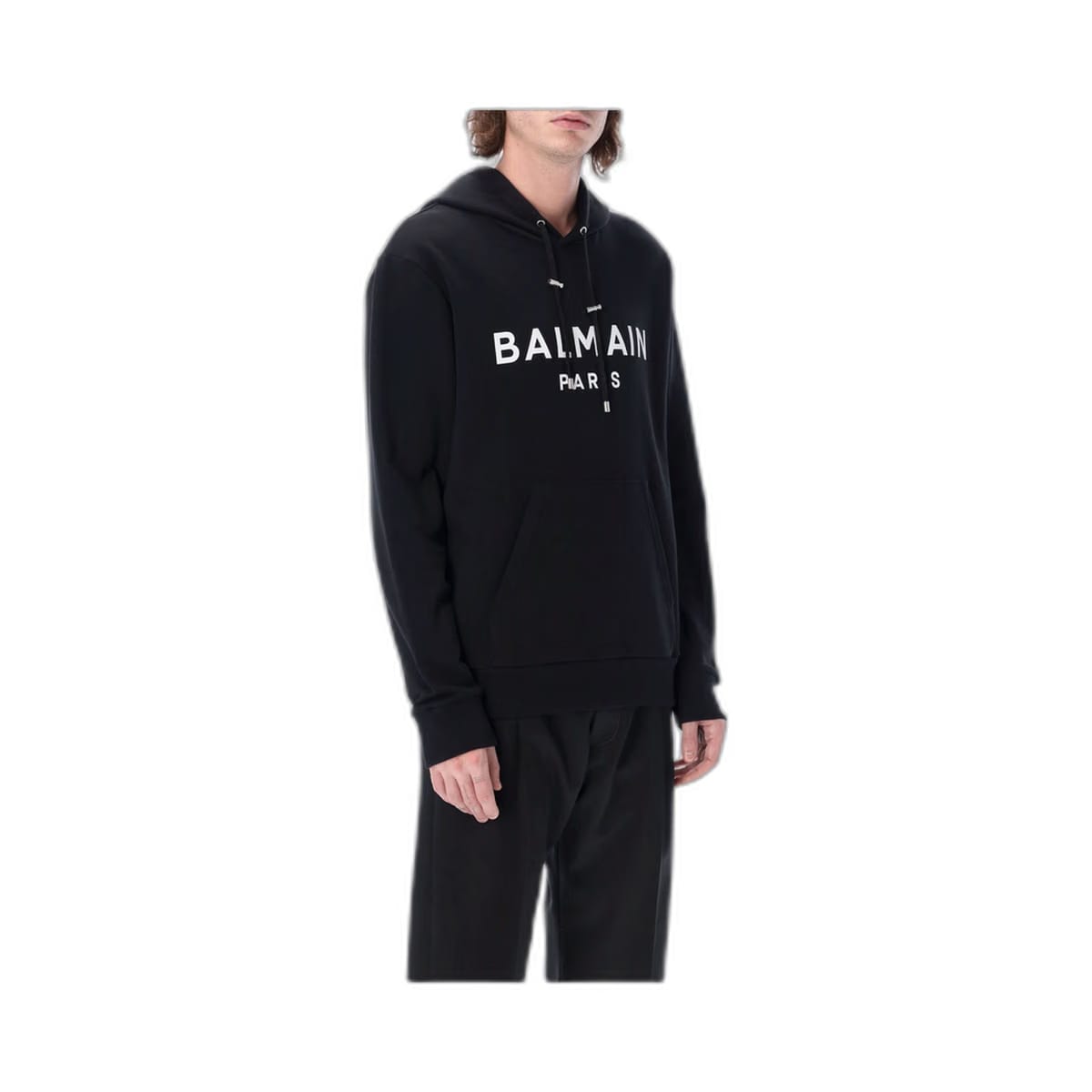 Black Cotton Sweatshirt