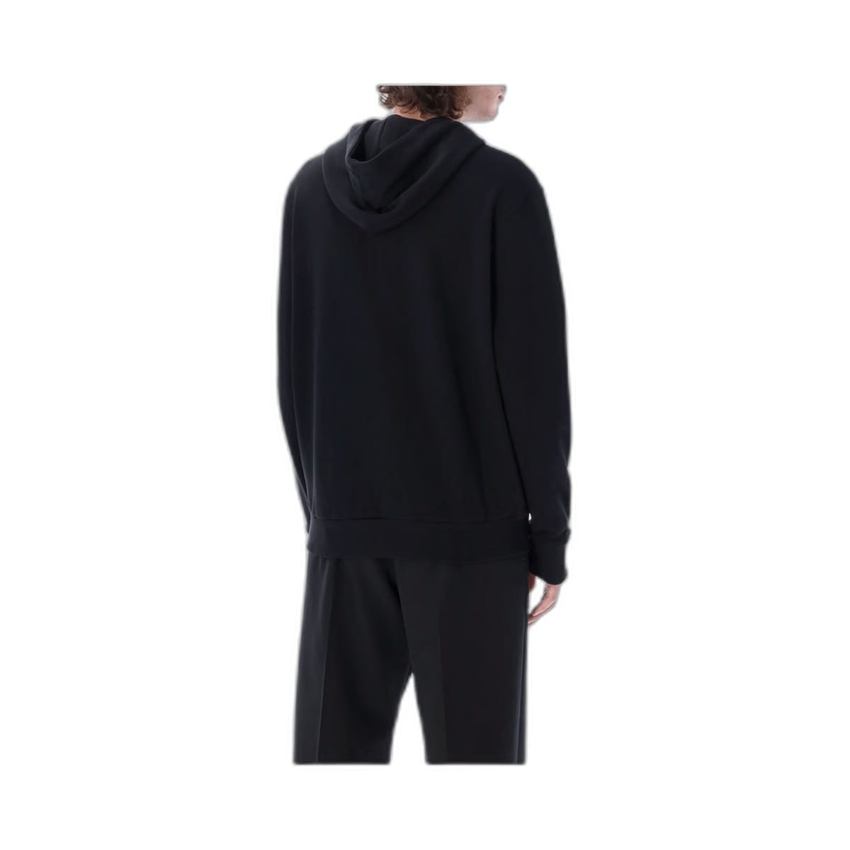 Black Cotton Sweatshirt