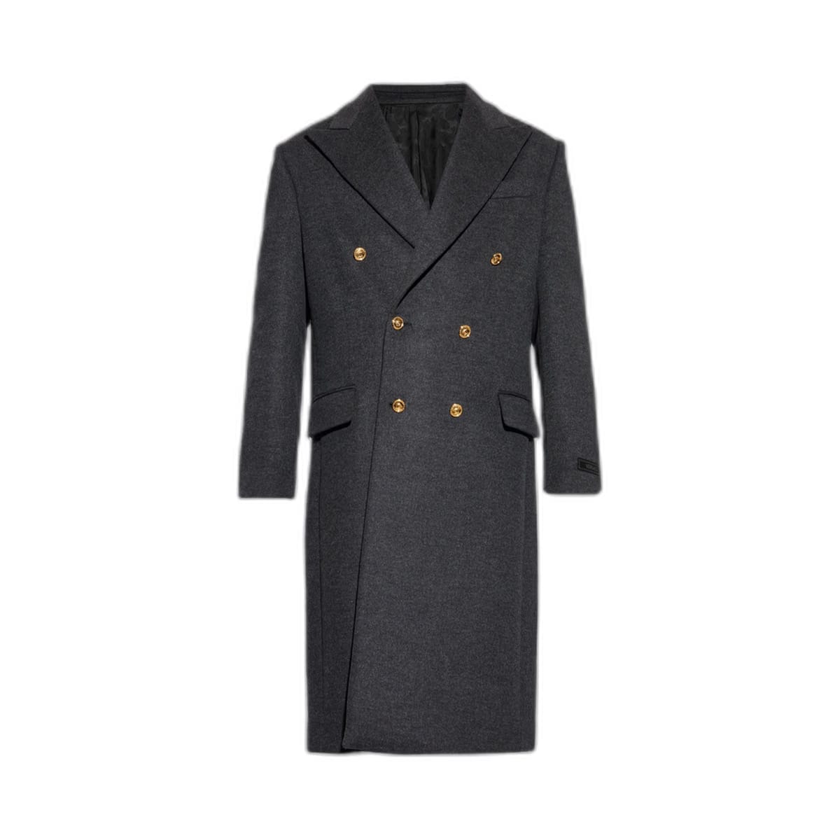 Double Breasted Coat Grey