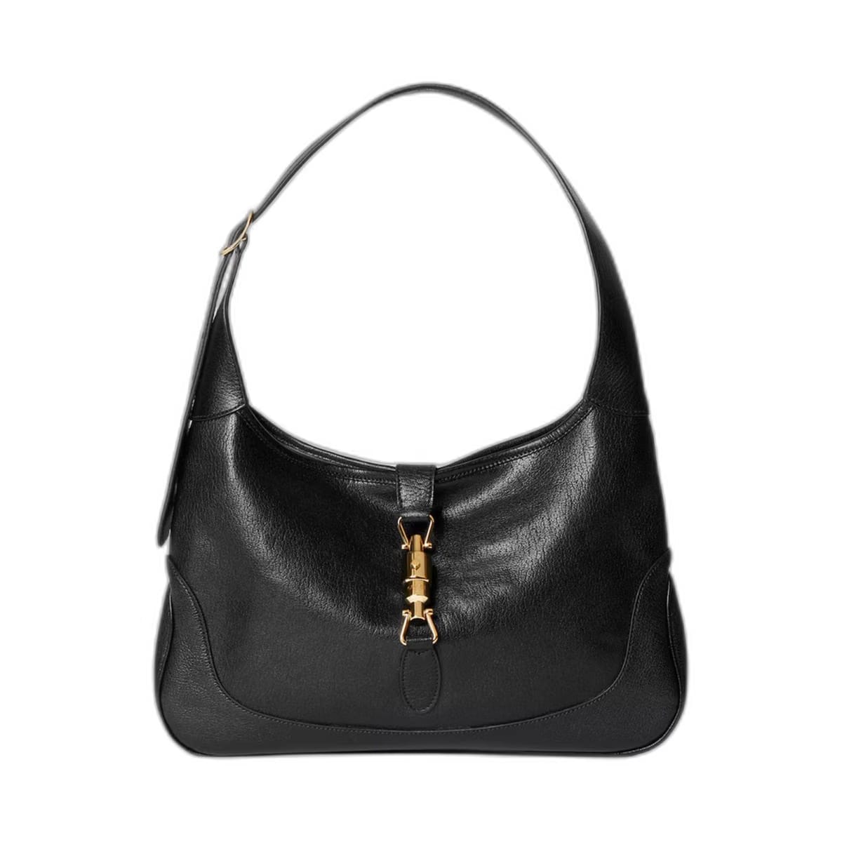 Jackie 1961 Medium Soft Grainy Leather Shoulder Bag - Black