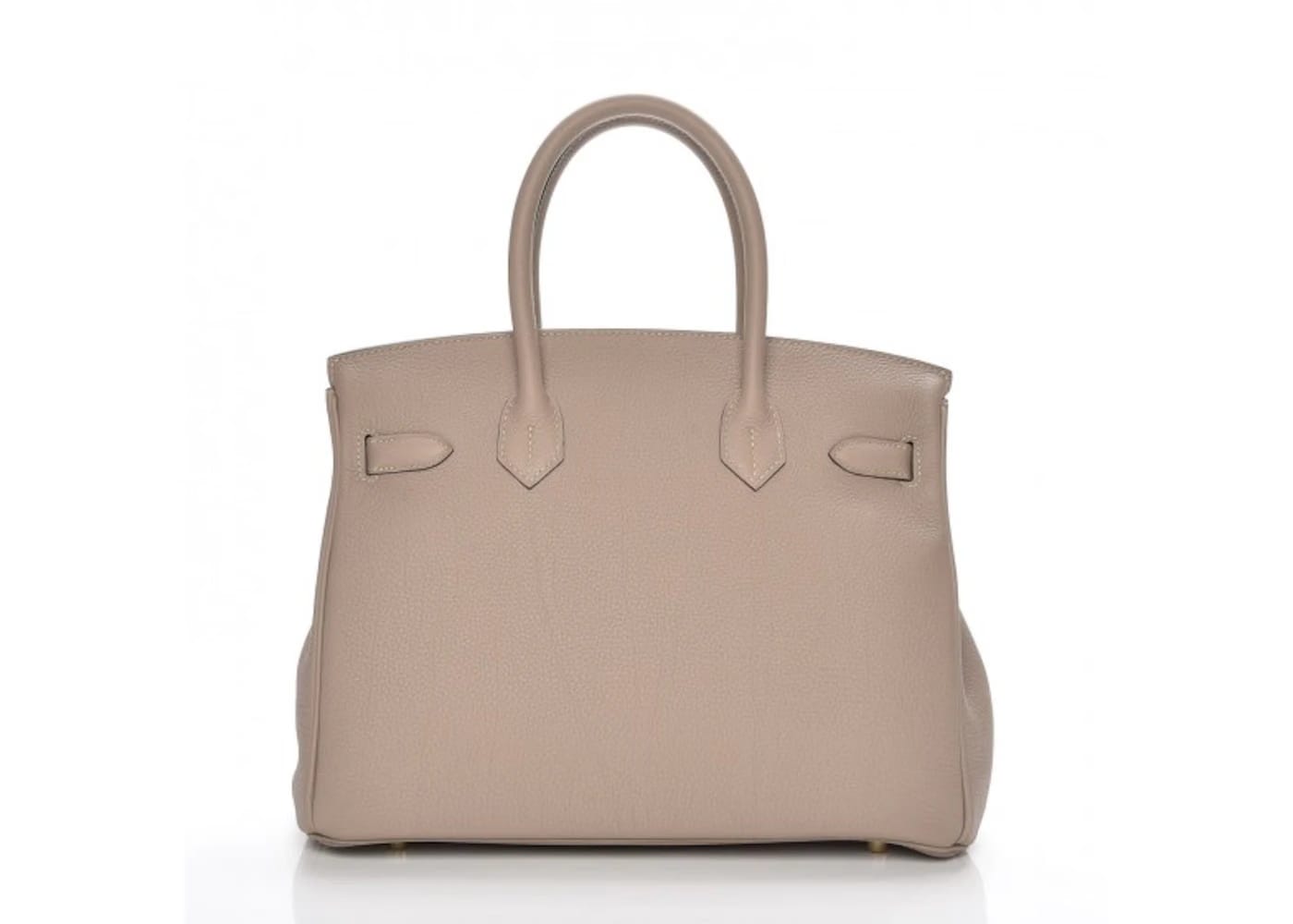 Hermes Birkin Togo Gold Plated 30 Gris Tourterelle